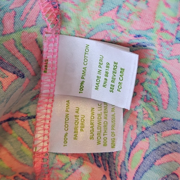Lilly Pulitzer Evangelia Dress Pink Sunset NWOT XXS - Picture 7 of 7